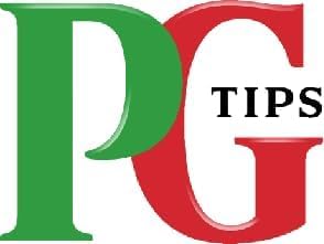 PG Tips steaming cup of tea evokes a cozy break.