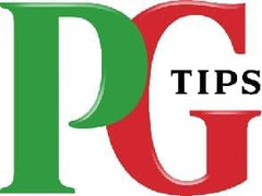 PG Tips steaming cup of tea evokes a cozy break.