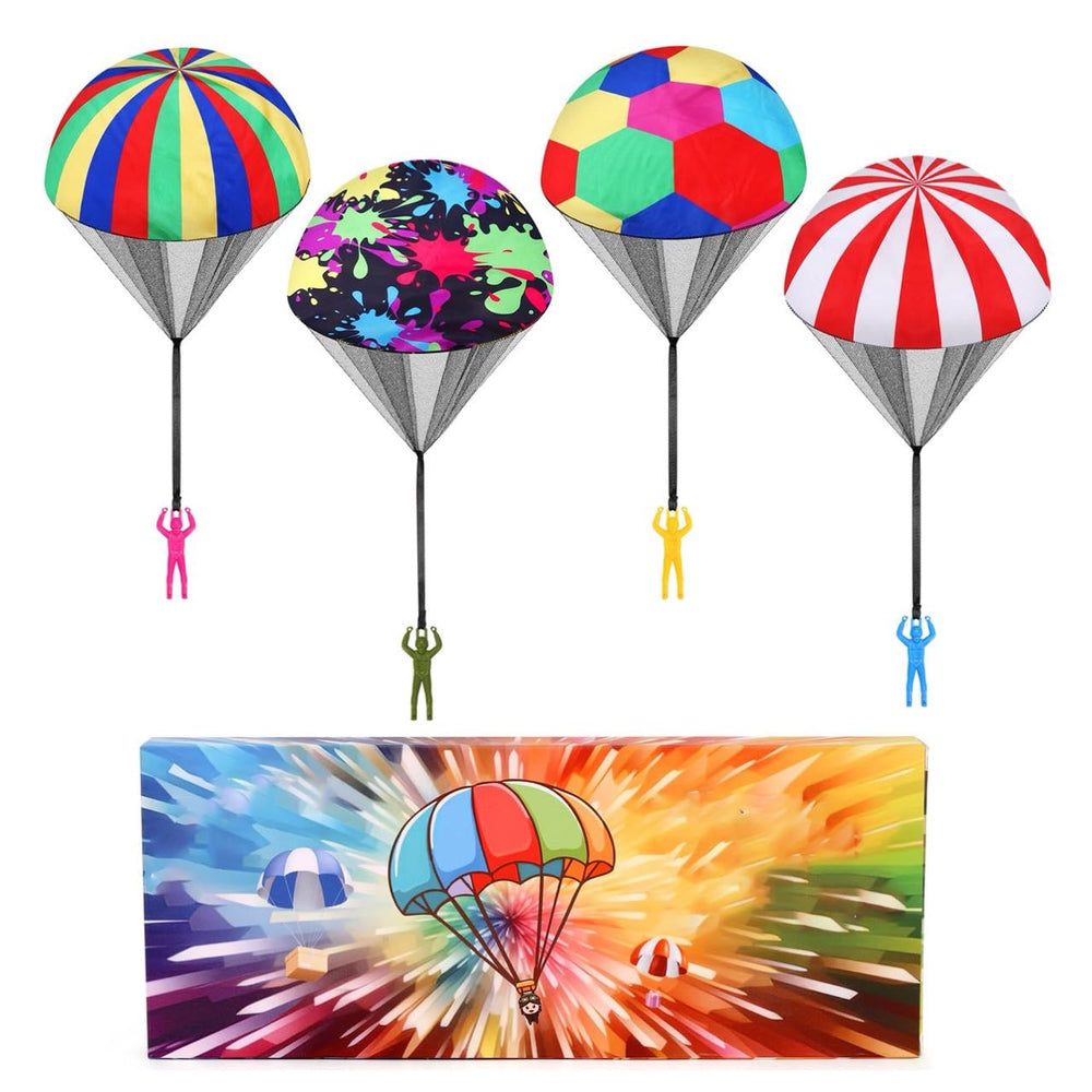 PGXT parachute toy for kids shows easy throw action for coordination