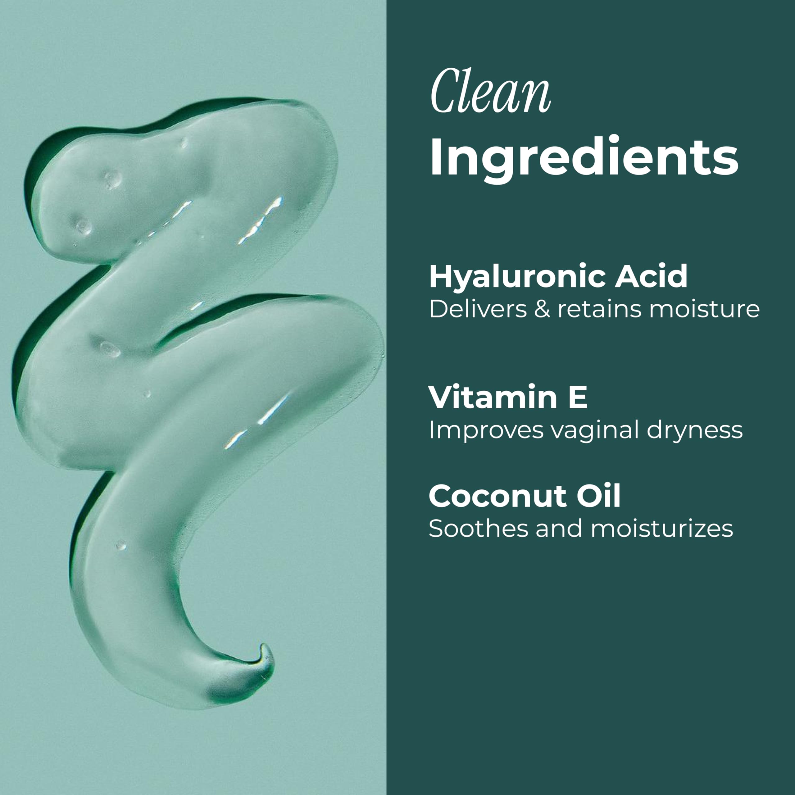 Vitamin E coconut oil illustration highlights nourishment for vaginal moisture.