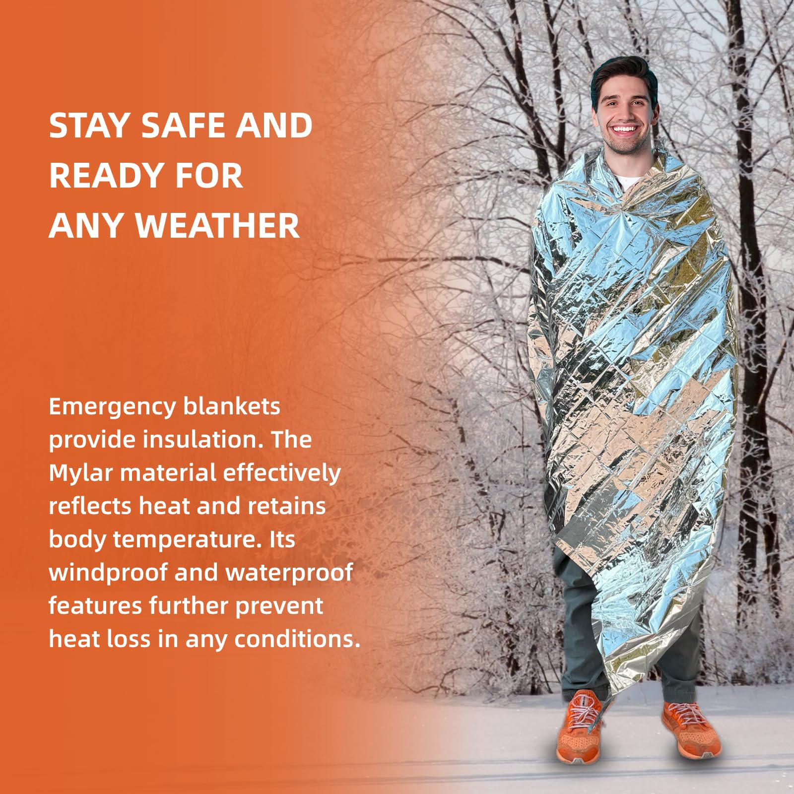 Phafaloop 84 by 52 inch blanket unfolded for outdoor warmth.