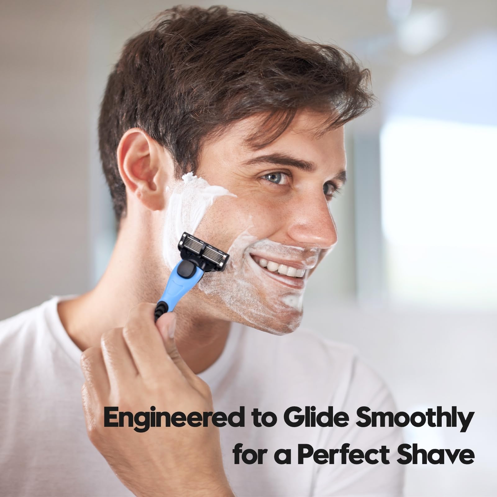 Phafaloop blue shaving kit suited for regular grooming routines