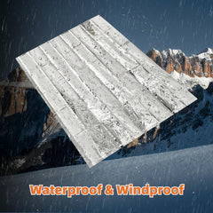 Phafaloop waterproof Mylar foil resists wind and moisture.