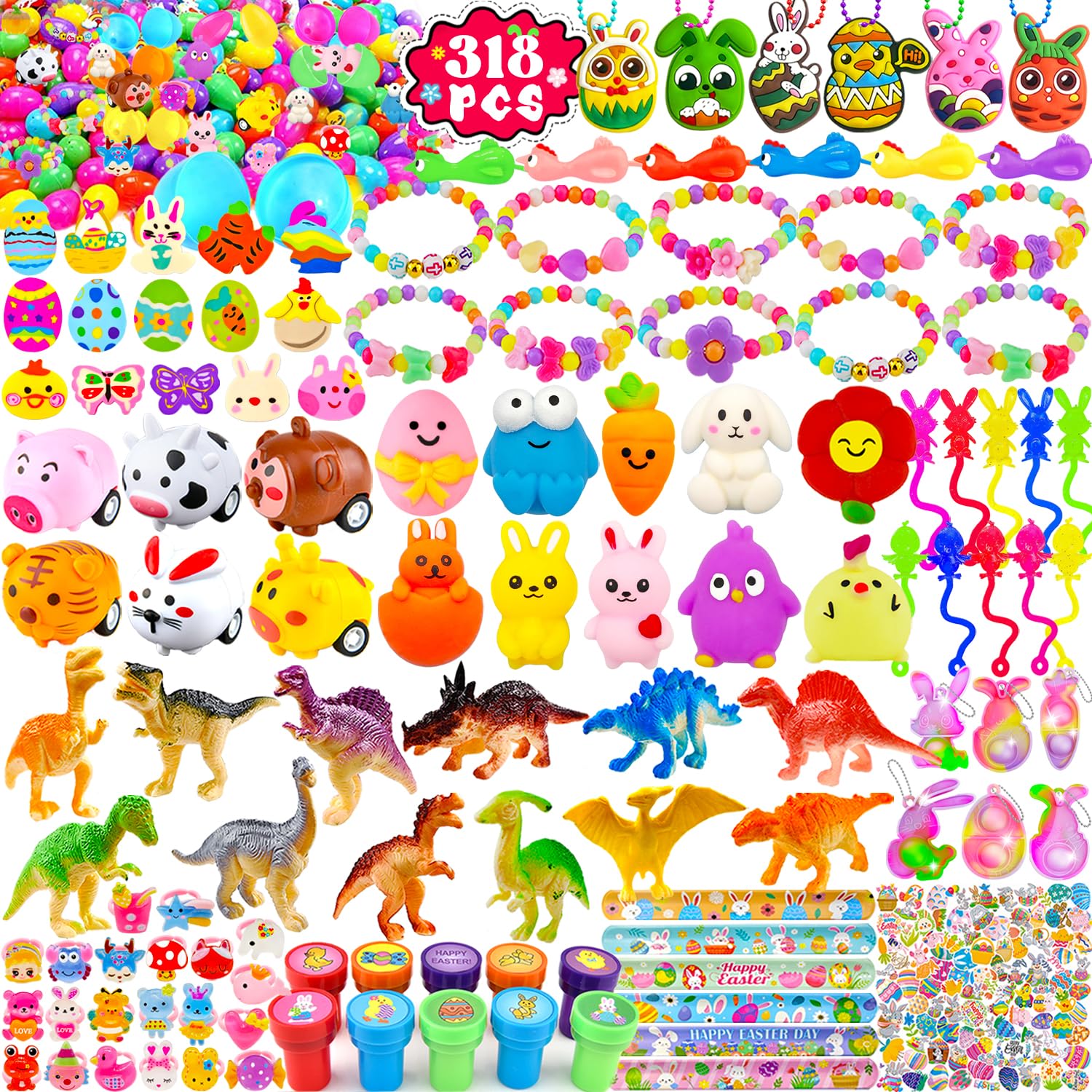 Phaorui Easter eggs with toys inside for kids' party fun
