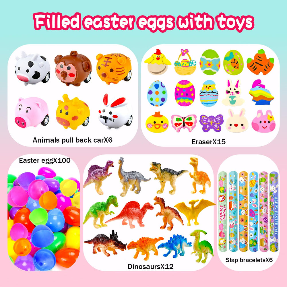 Phaorui bulk Easter eggs with assorted fillers for celebrations
