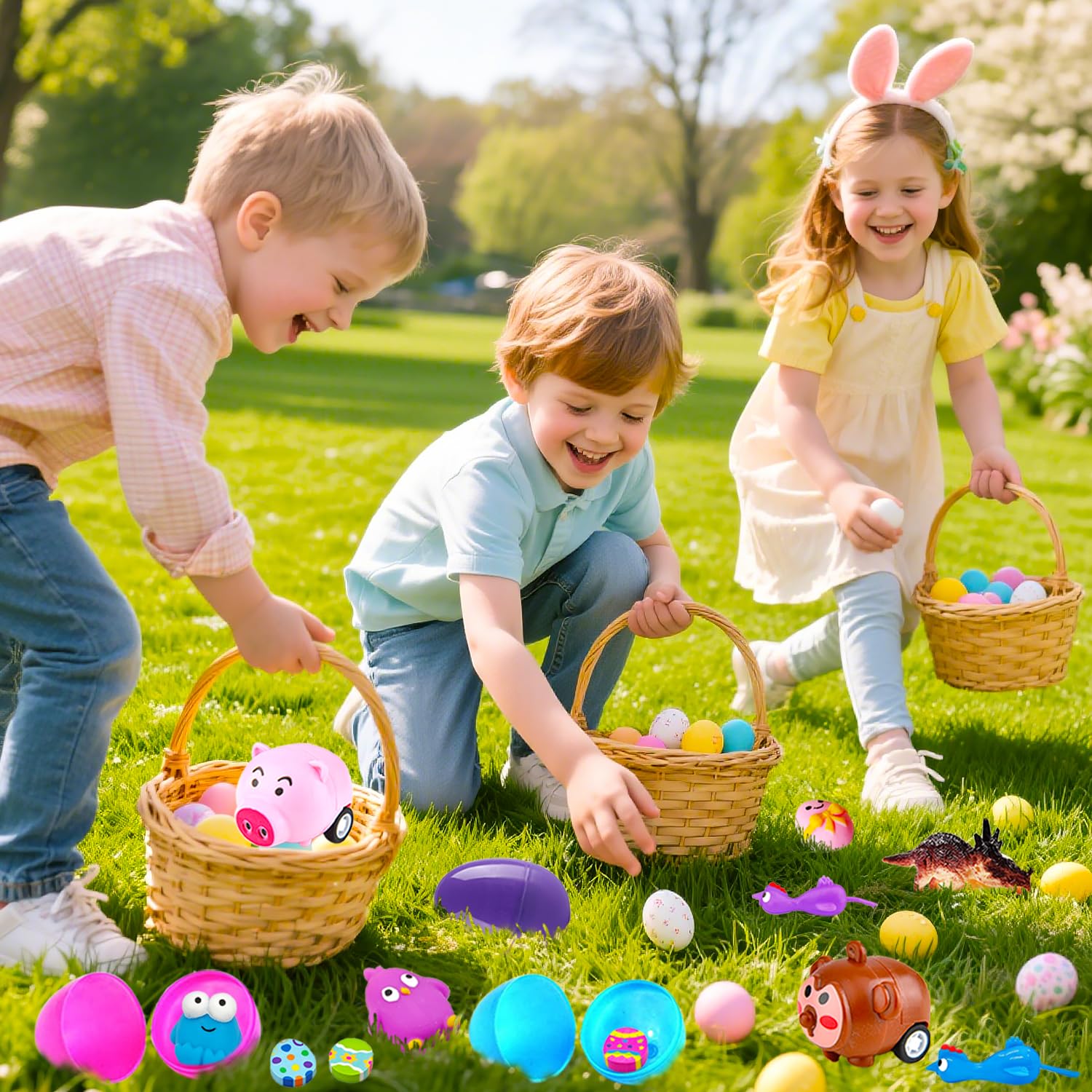Phaorui surprise eggs with diverse mini toys and charms