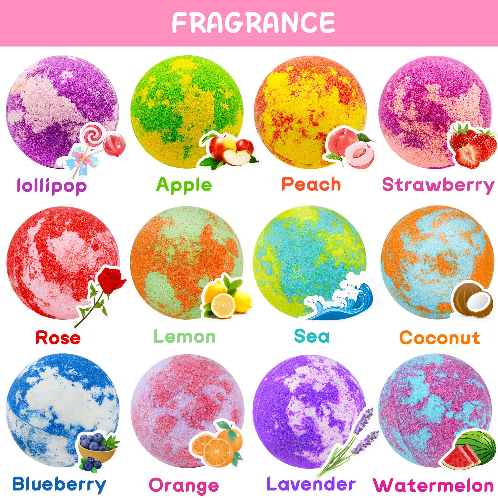 Phaorui kids bath bombs create colorful fizz and playful bubbles for a fun soak