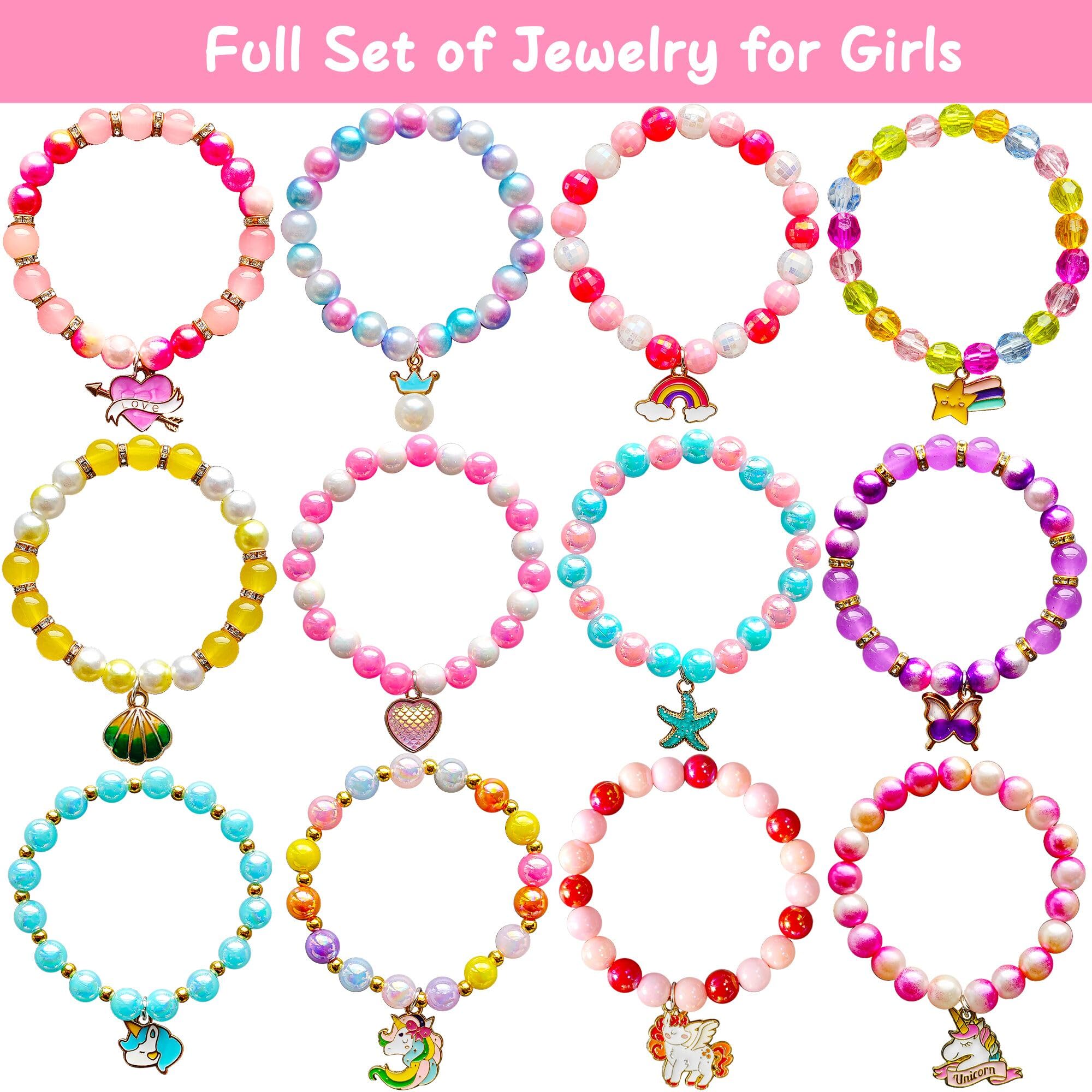 Phaorui unicorn gift set for girls combines scent and jewelry surprises