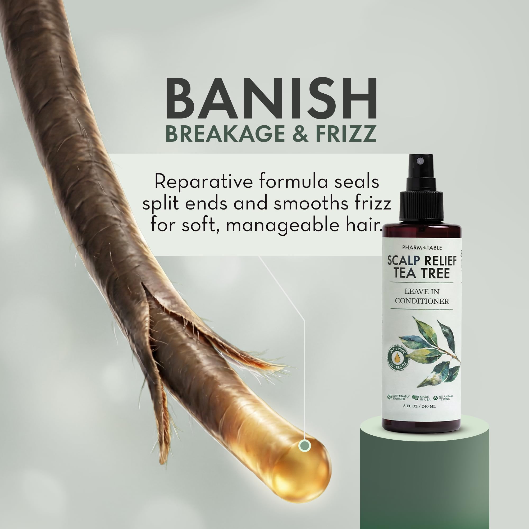 PHARM TO TABLE Scalp-detangling care that absorbs quickly for manageable hair