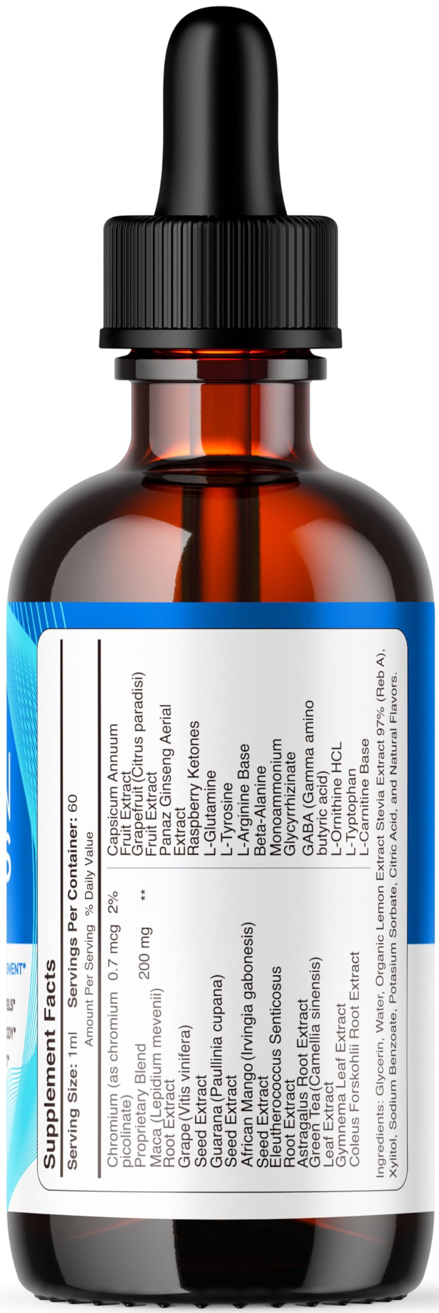 Lean Drops packaging featuring GMP certification stamp