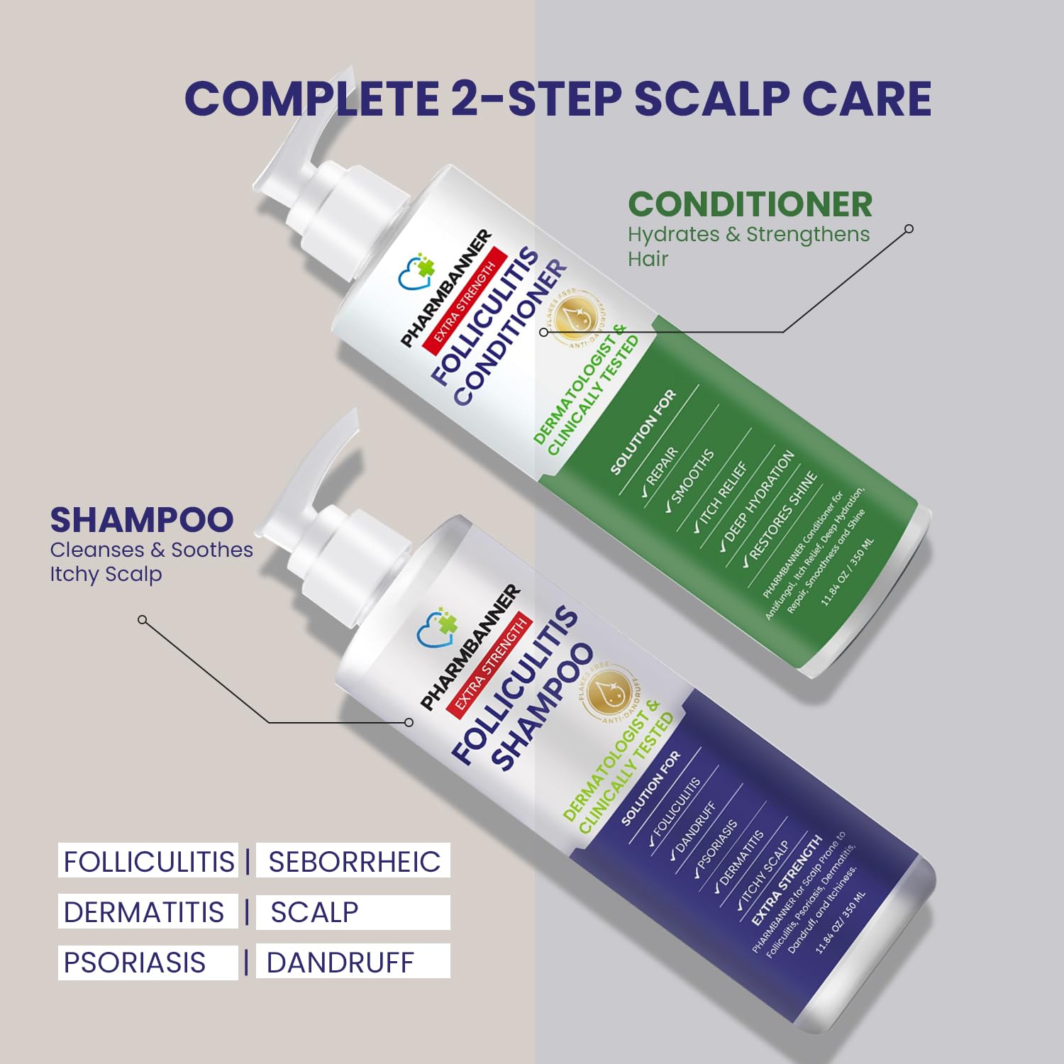 PHARMBANNER argan oil conditioner bottle for hydration and shine