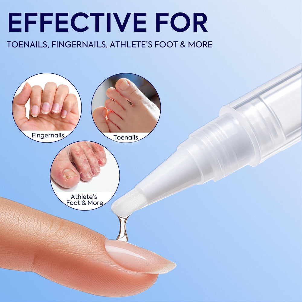 PHARMBANNER Discolored nails can look clearer with continued use.