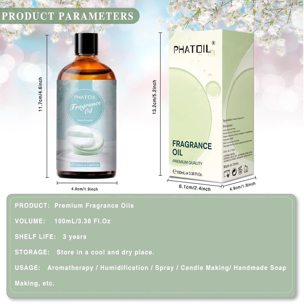PHATOIL aromatherapy diffuser oil bottle for long-lasting scent