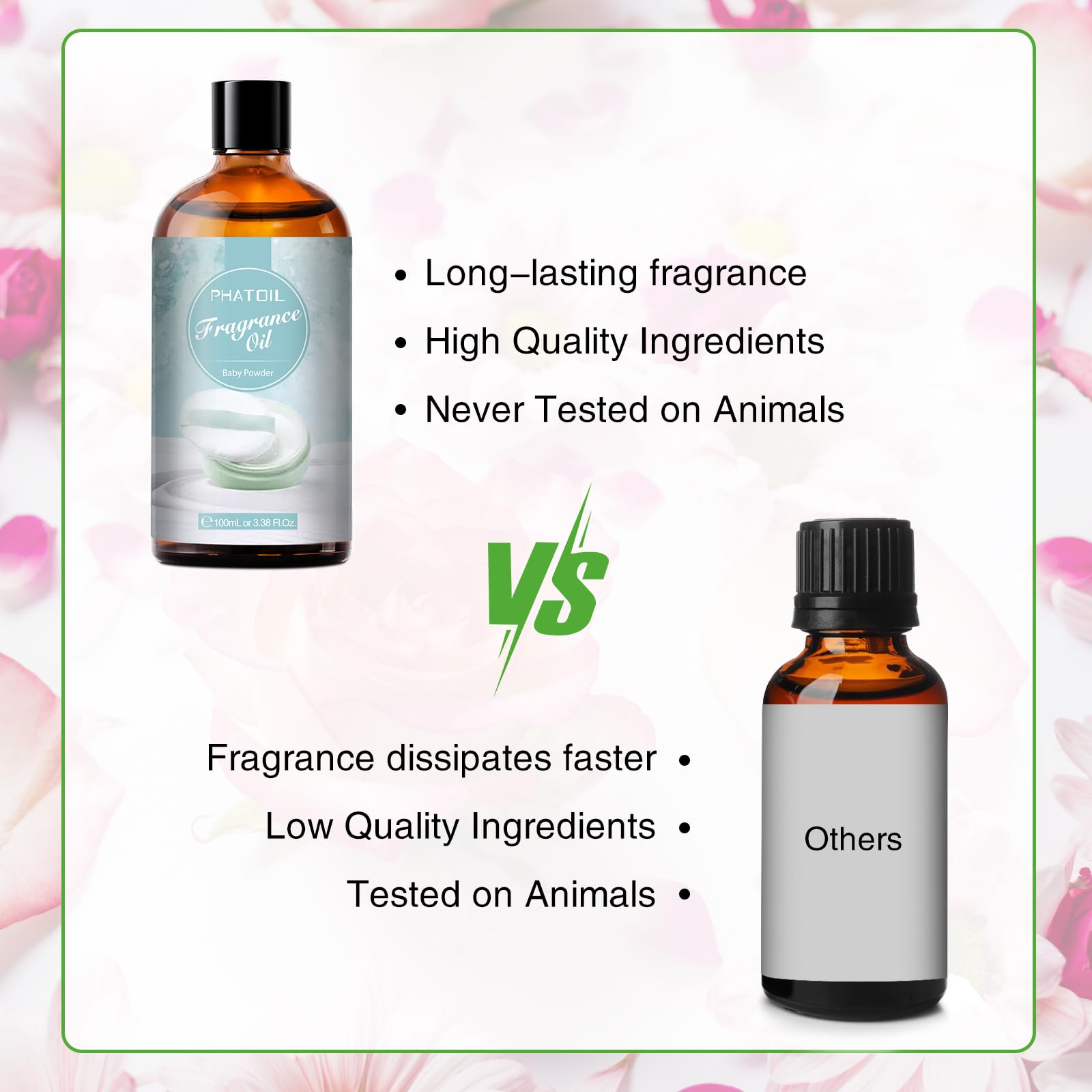 PHATOIL versatile fragrance oil for bath salts and body washes
