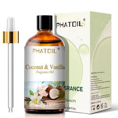 PHATOIL Coconut Vanilla fragrance diffuser releasing a soft aroma
