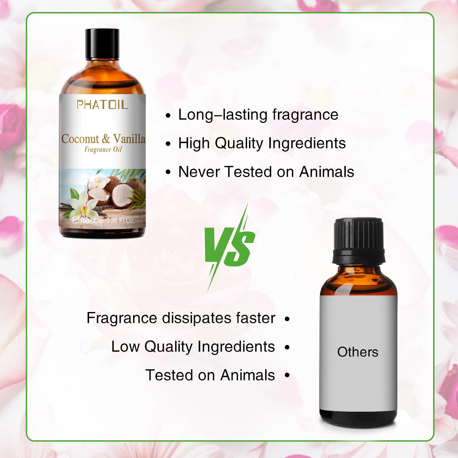 PHATOIL Coconut Vanilla fragrance for soap making and body care