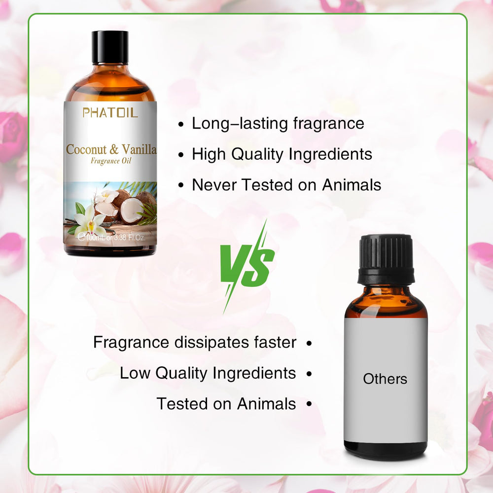 PHATOIL Coconut Vanilla fragrance for soap making and body care