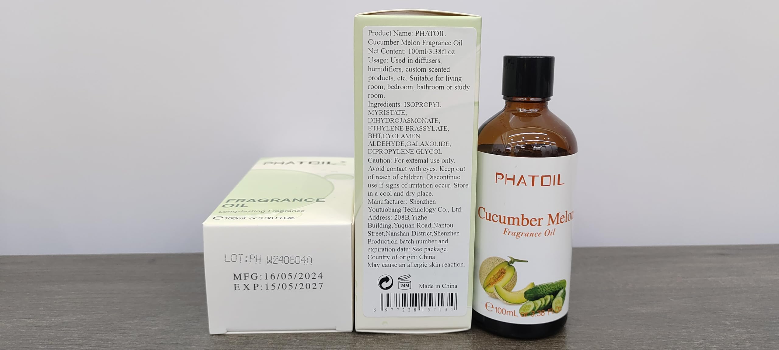 PHATOIL cruelty-free fragrance oil for eco-friendly homes.