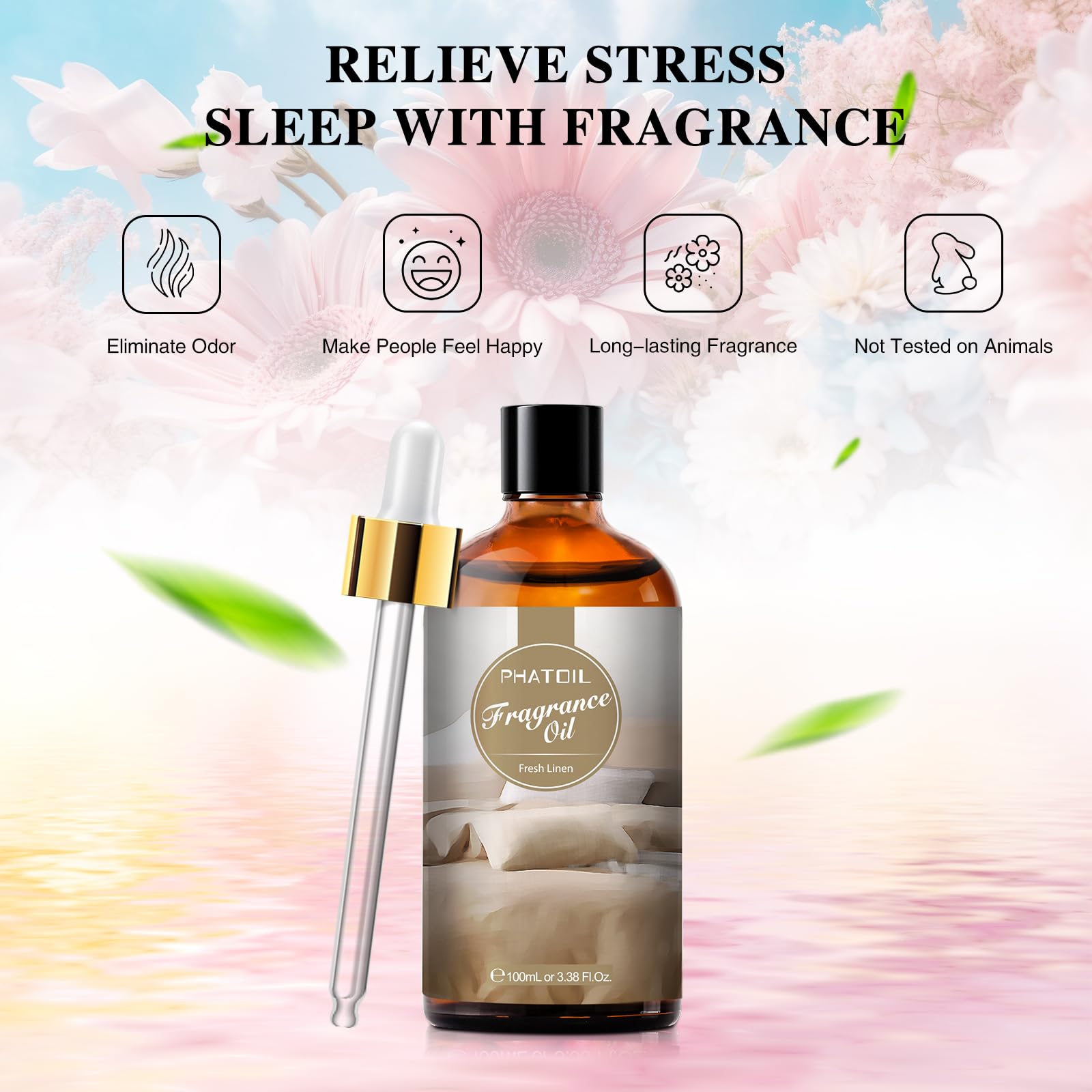 PHATOIL Fresh Linen fragrance oil for candle making delivers clean scent throw.