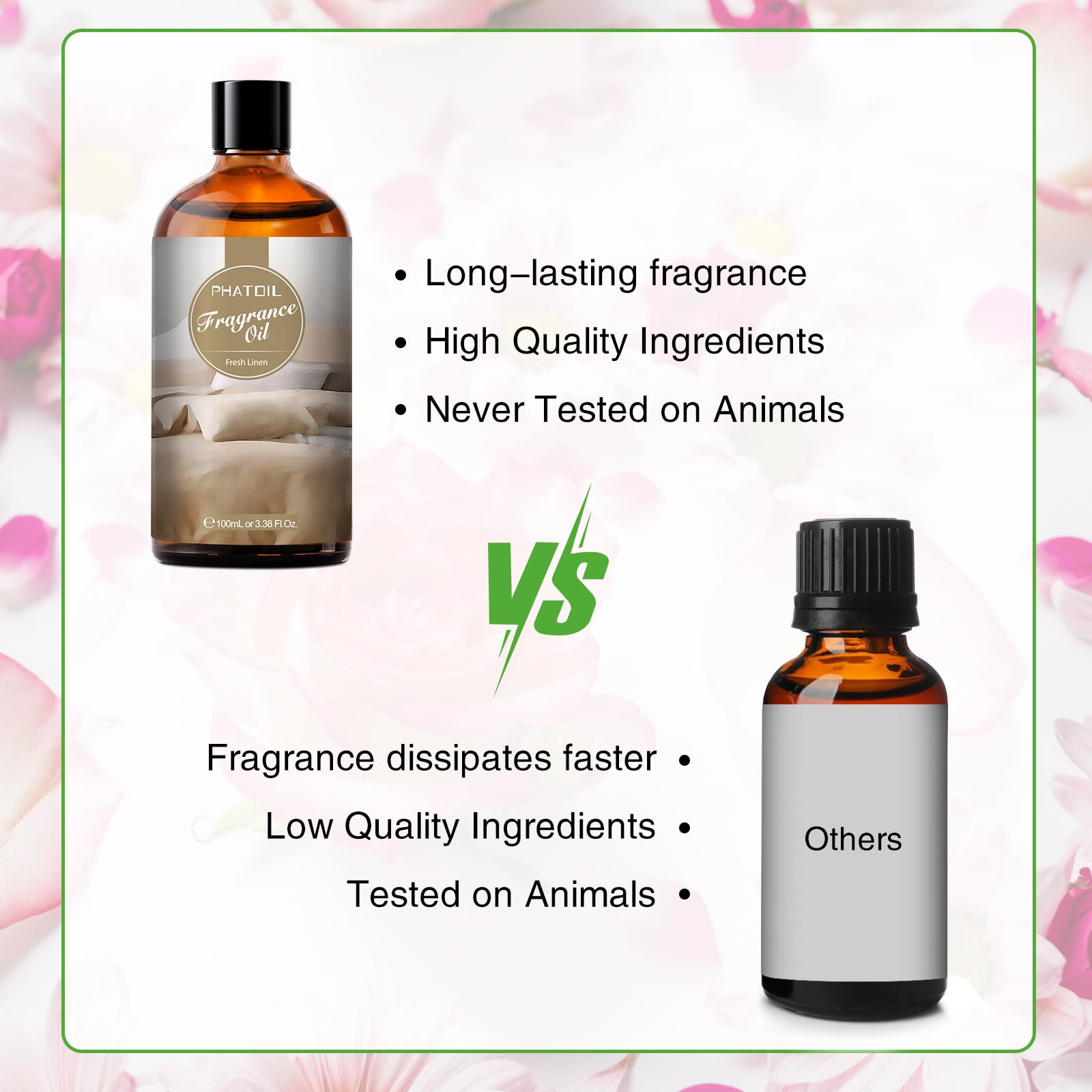 PHATOIL Fresh Linen oil in soap making adds a soft, airy fragrance.