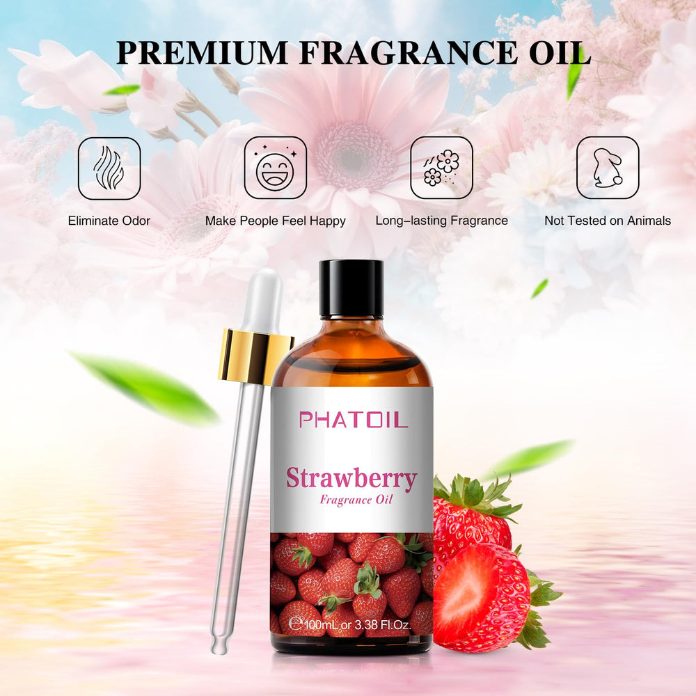 PHATOIL strawberry fragrance with long-lasting scent for diffusers.