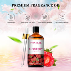 PHATOIL strawberry fragrance with long-lasting scent for diffusers.