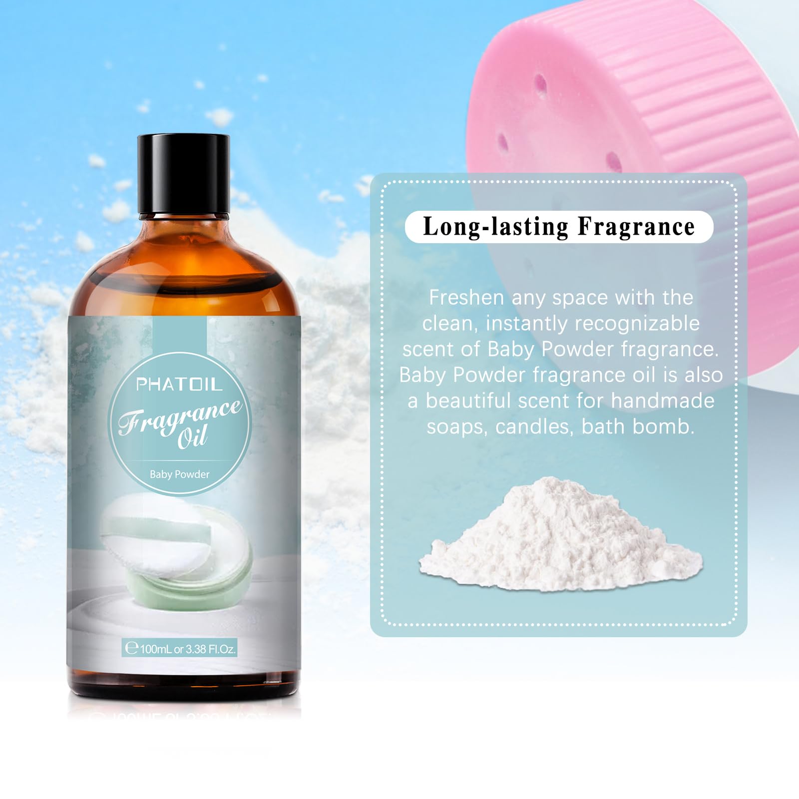 PHATOIL long-lasting baby powder scent for rooms