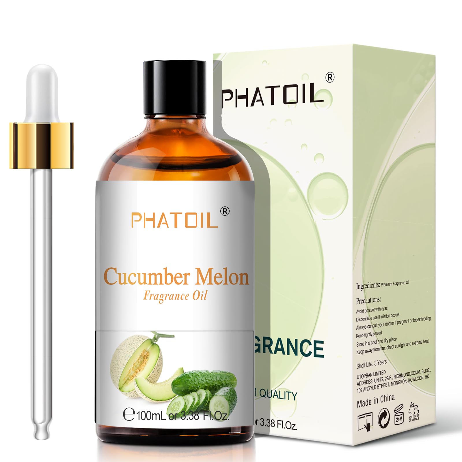 PHATOIL UV-coated glass bottle preserves fragrance stability.