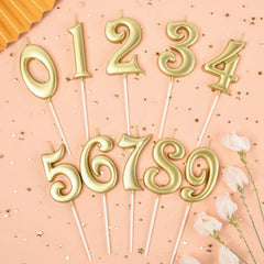 PHD CAKE elegant gold candle holder enhances cake presentation and cleanliness