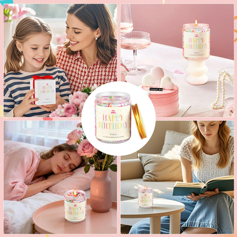 PHD CAKE lead-free cotton wick ensures safe, steady burn