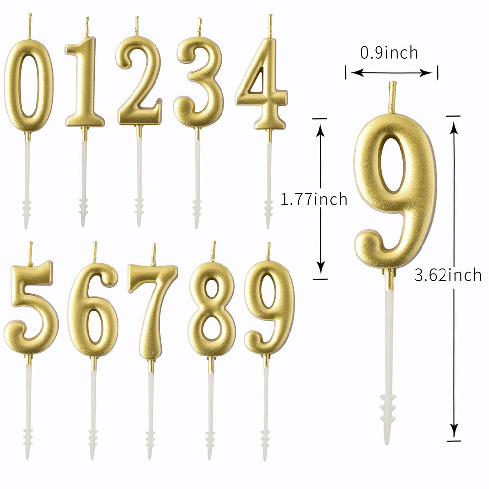 PHD CAKE numeral candles deliver shimmering accents during celebrations