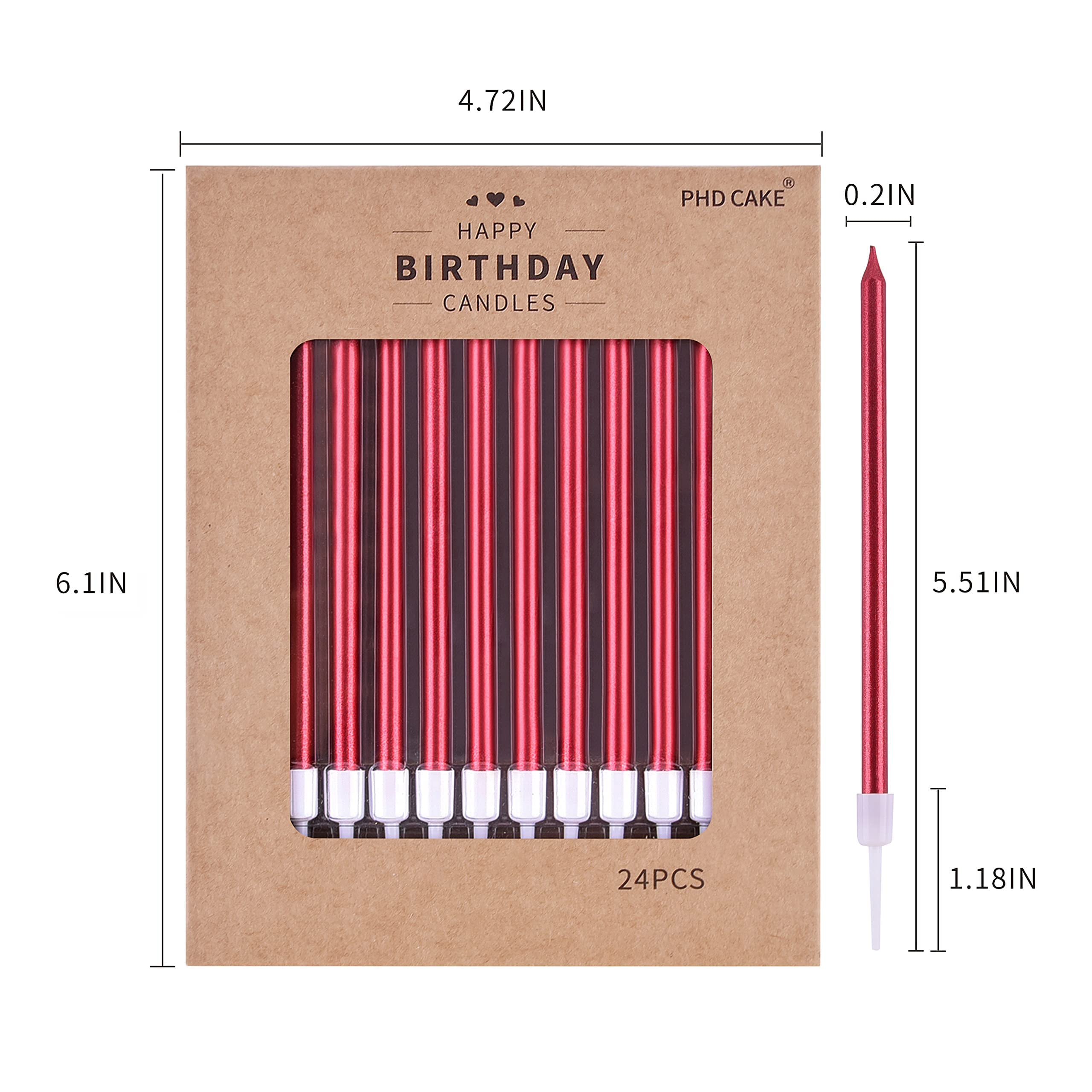 PHD CAKE vibrant red lighting elevates celebration aesthetics