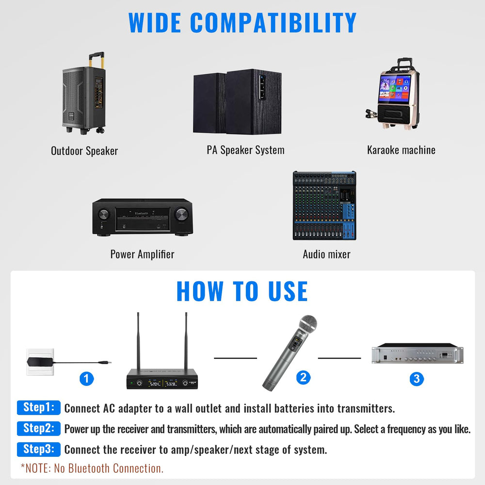 Phenyx Pro antennas ensure stable reception across rooms and outdoor venues