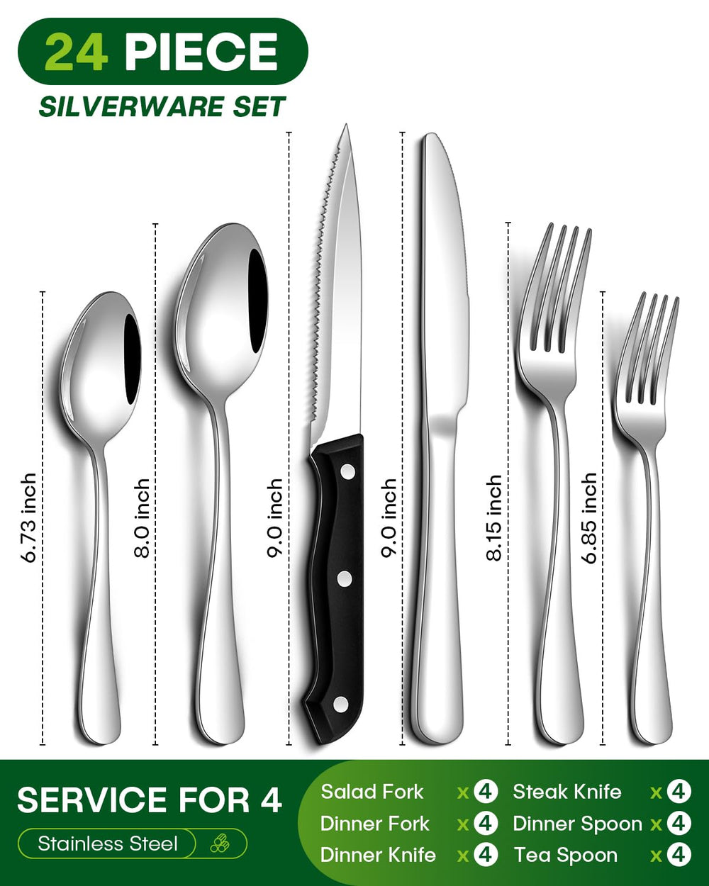 Philipala dinner forks provide comfortable grip for daily dining