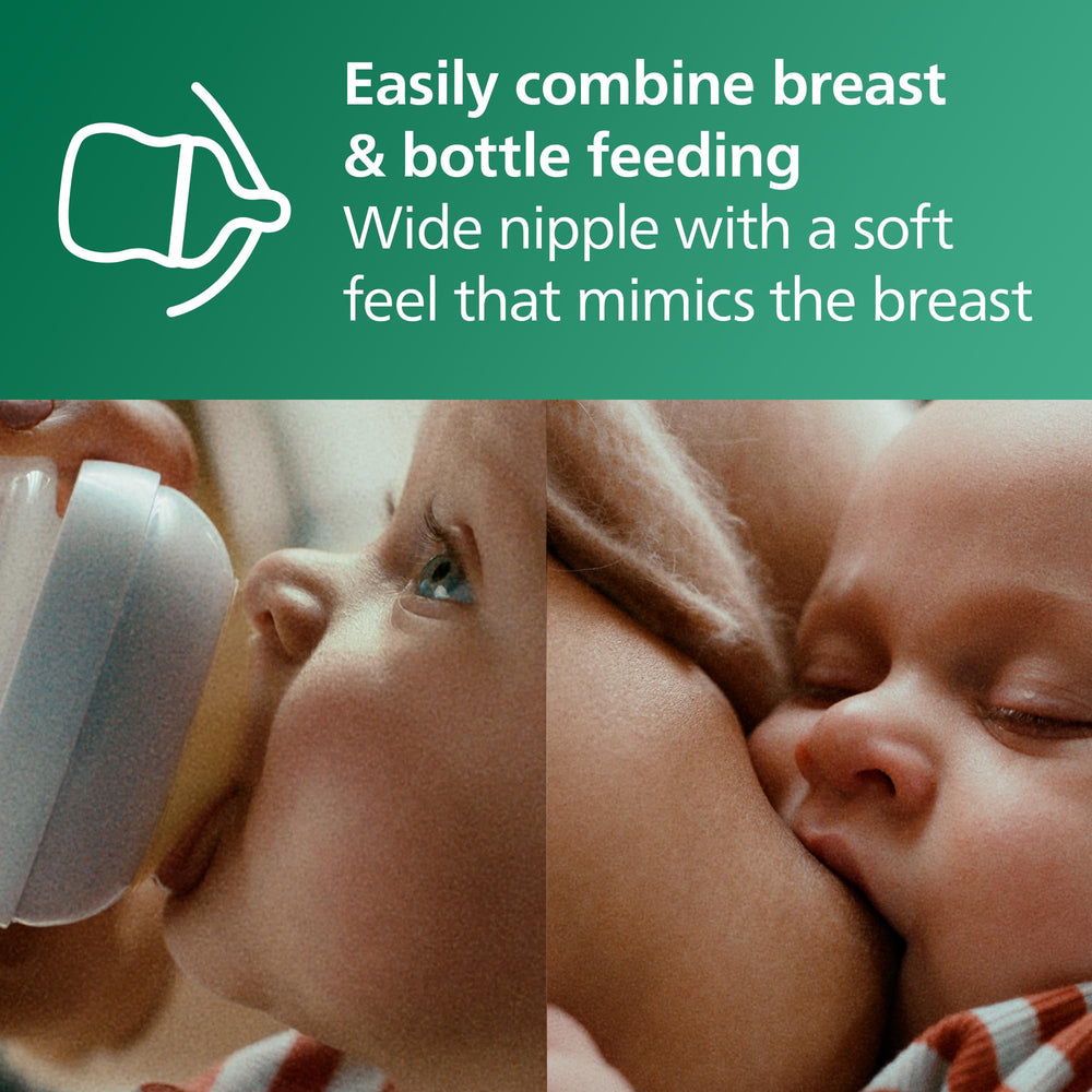 Philips Avent 4-pack display shows convenient multi-pack.