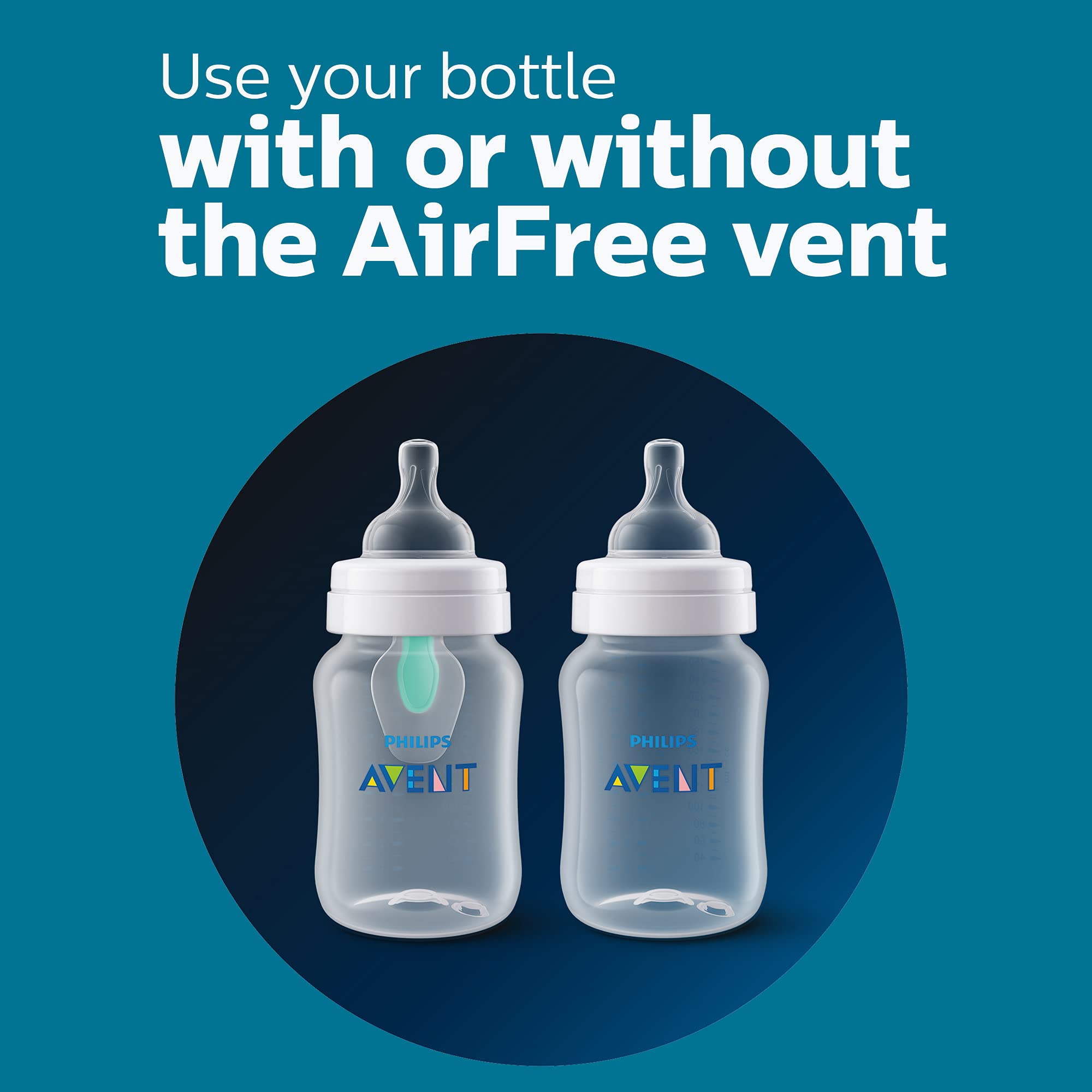 AirFree vent shown as single-piece component for easy cleaning.