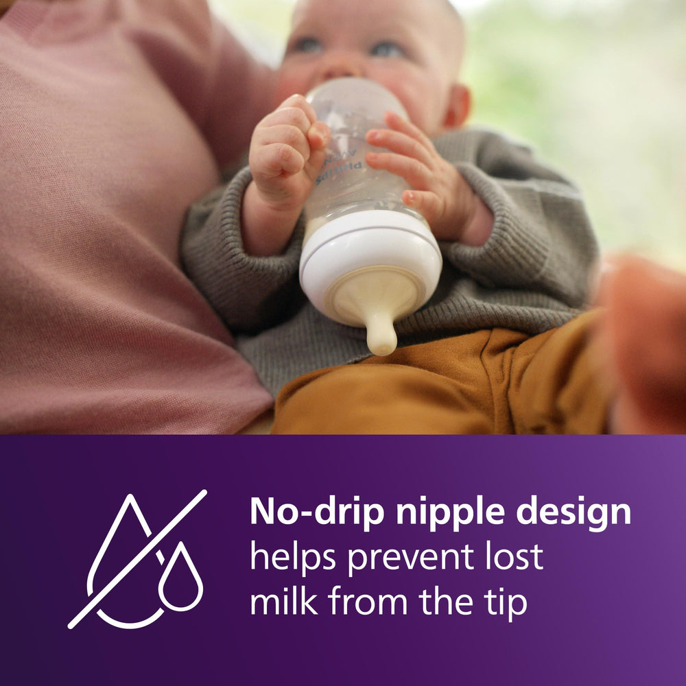 Philips Avent Natural bottle ergonomic shape is easy to hold