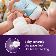 Philips Avent Natural Flow 3 nipple close-up for medium milk release
