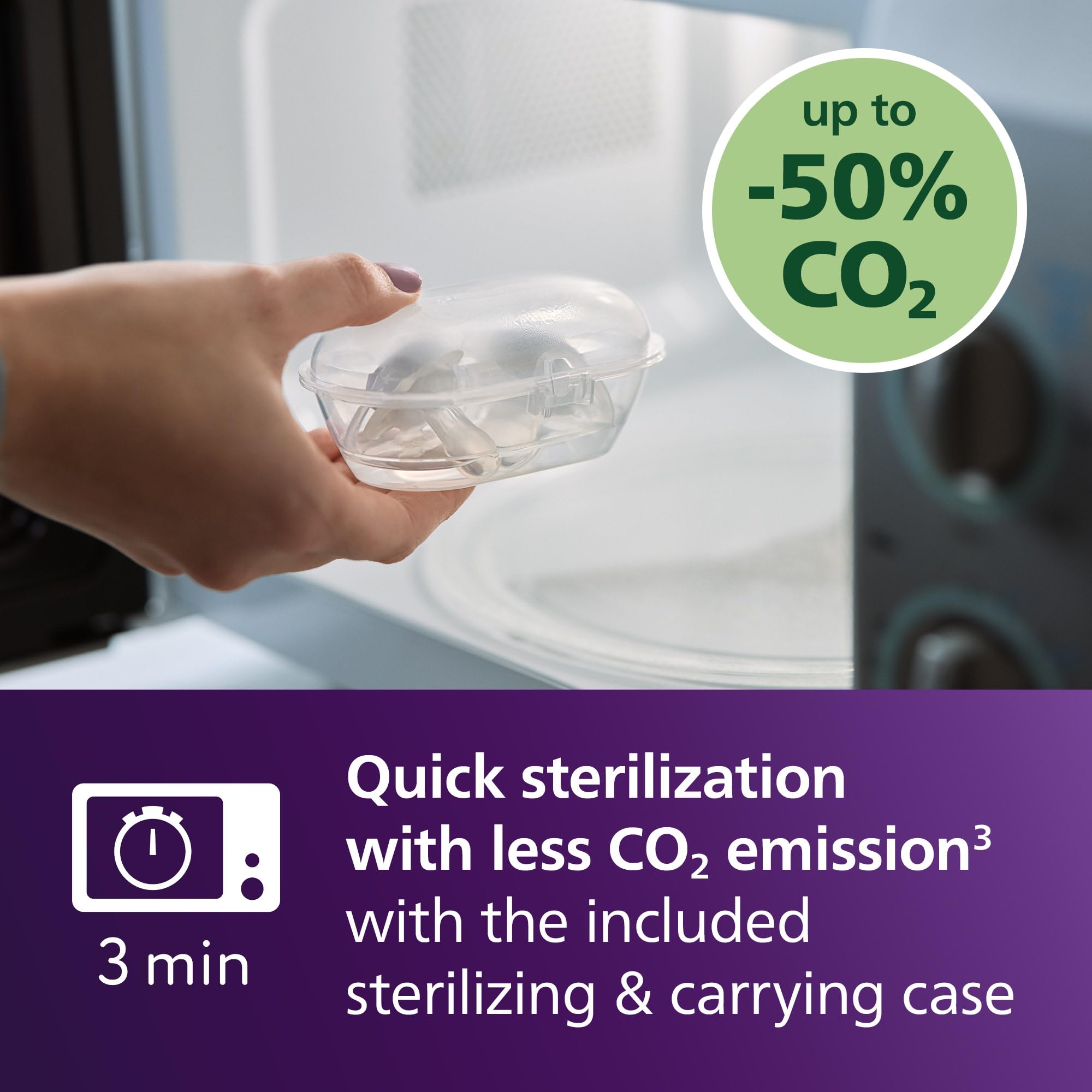 80% plant-based materials support more sustainable baby care.