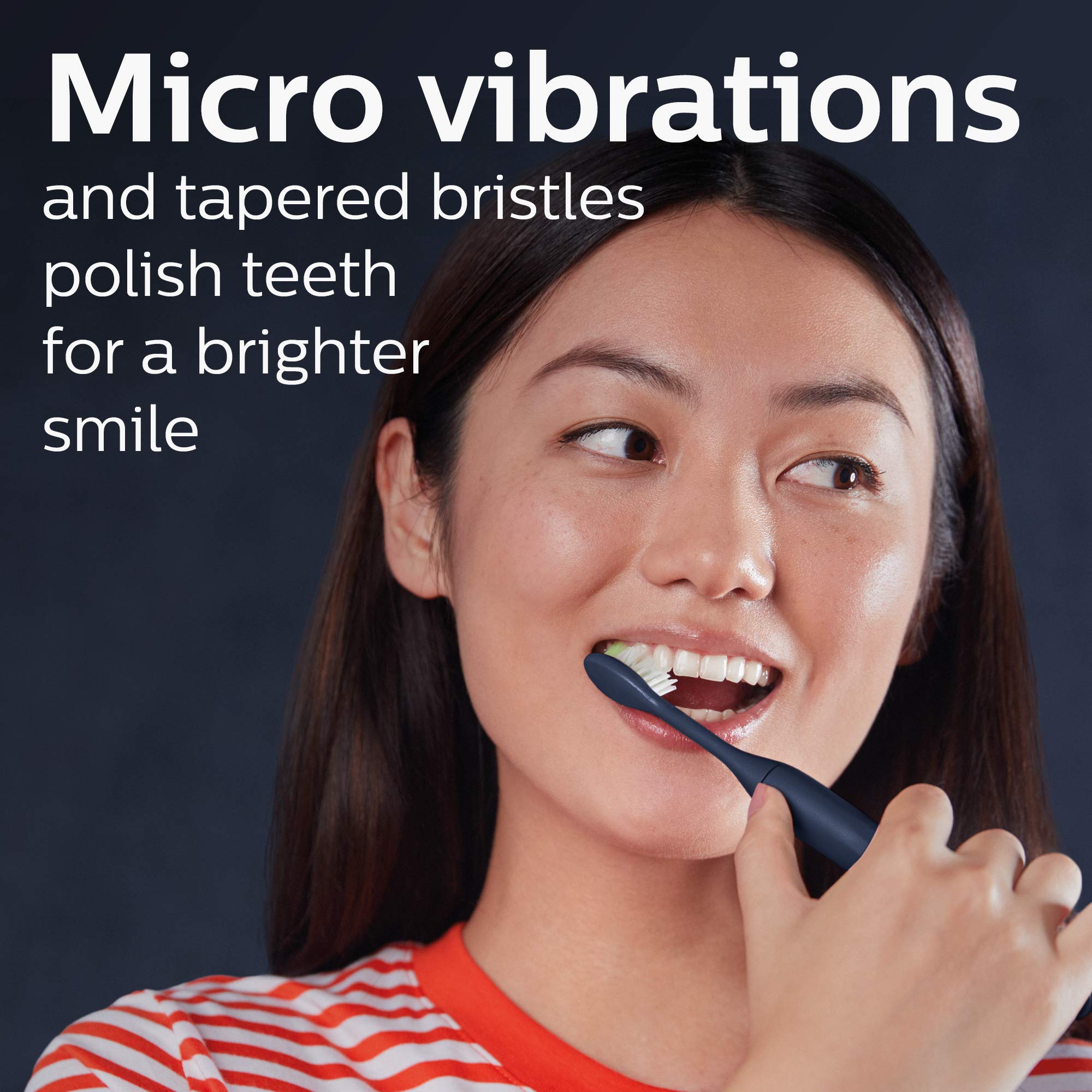 Two-pack Philips One brush heads for convenient replacements at home or on the go.