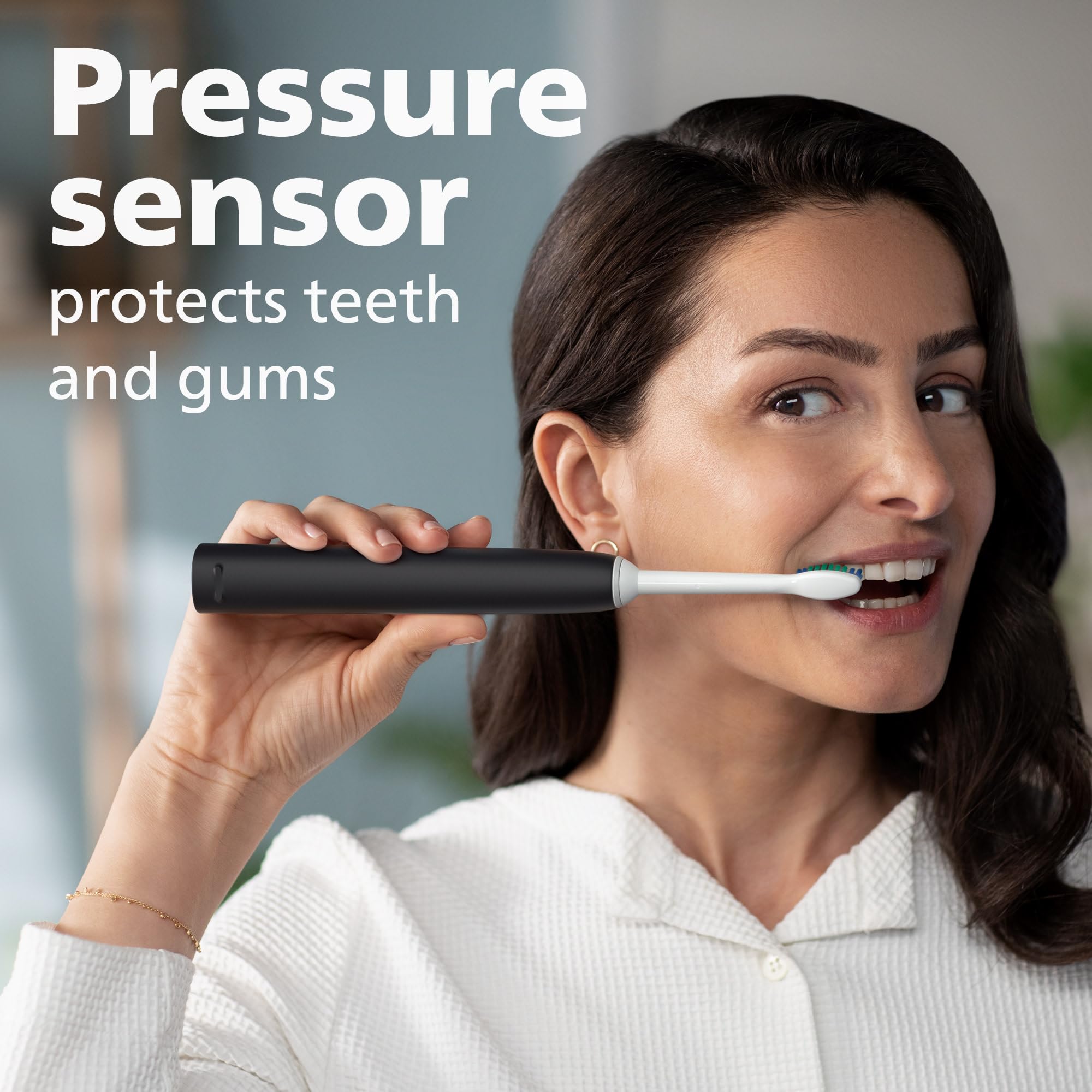Philips Sonicare 4100 two minute timer guides brushing duration