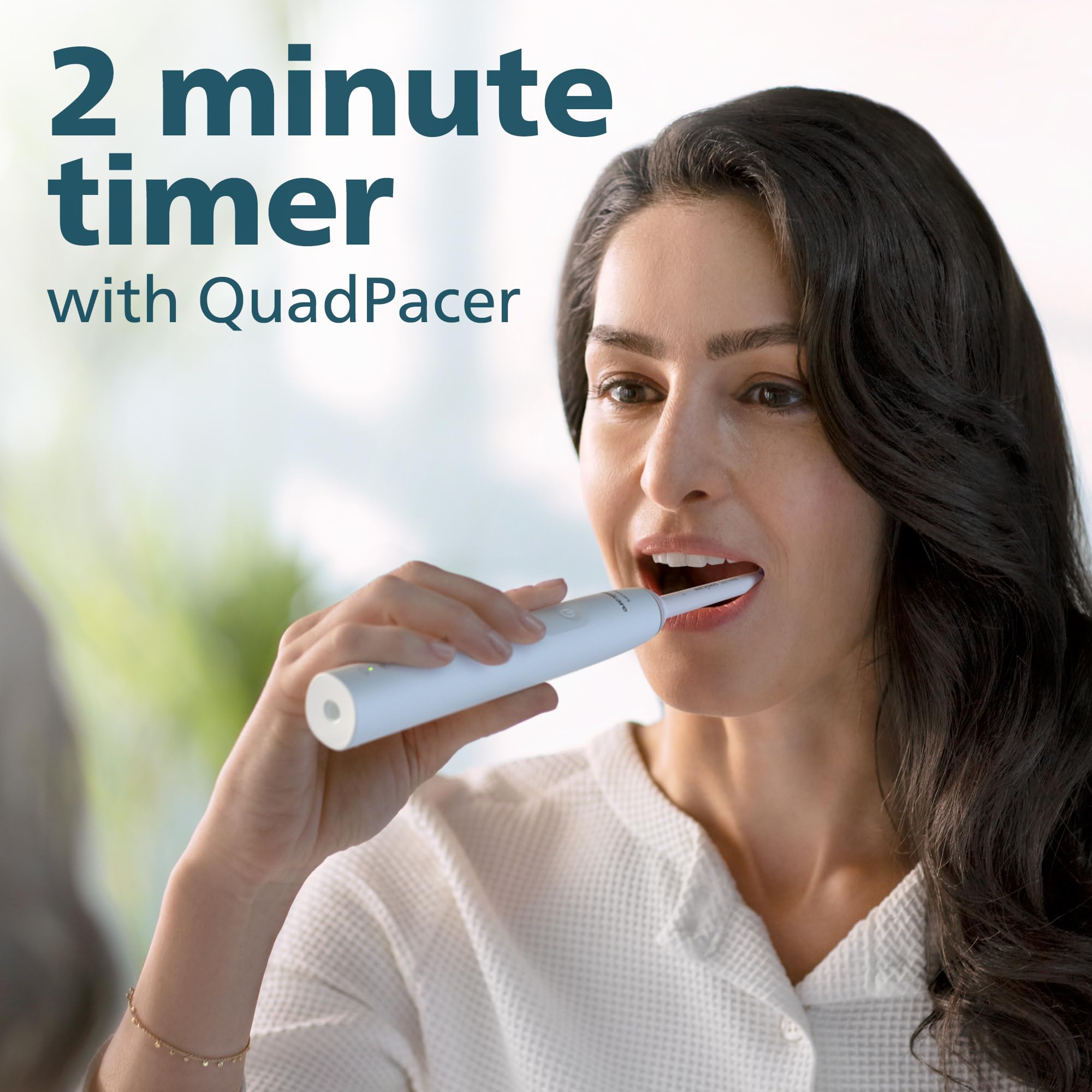 Philips Sonicare 4100 31,000 strokes per minute for a thorough clean.