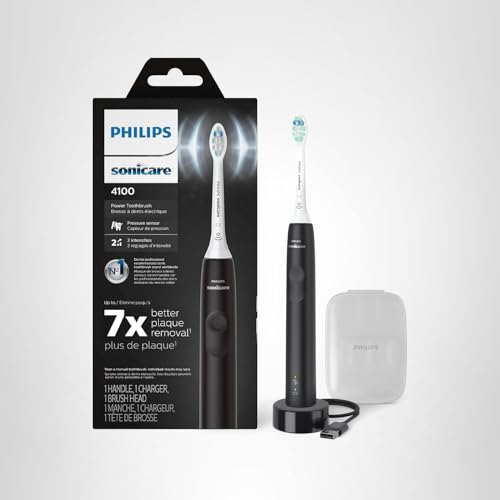 Philips Sonicare 4100 sleek white ergonomic design for modern bathrooms