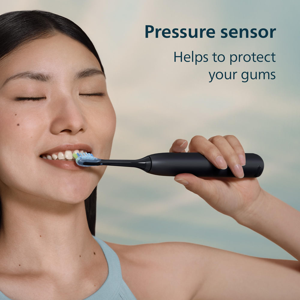 Philips Sonicare 5900 Series brush head reminder graphic signaling replacements.