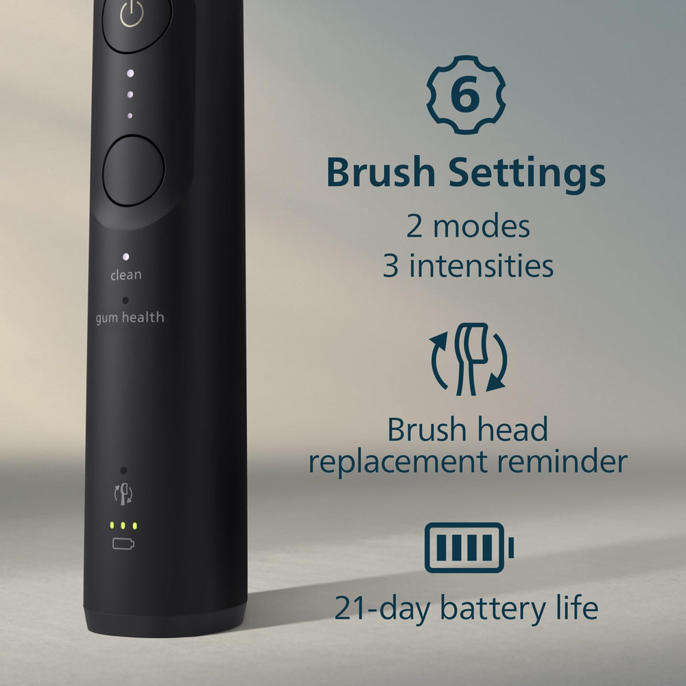 Philips Sonicare 5900 Series mode selector with Clean and Gum Health.