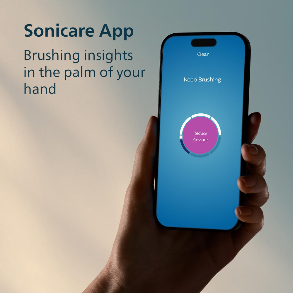 Philips Sonicare 6500 travel case open for convenient storage.