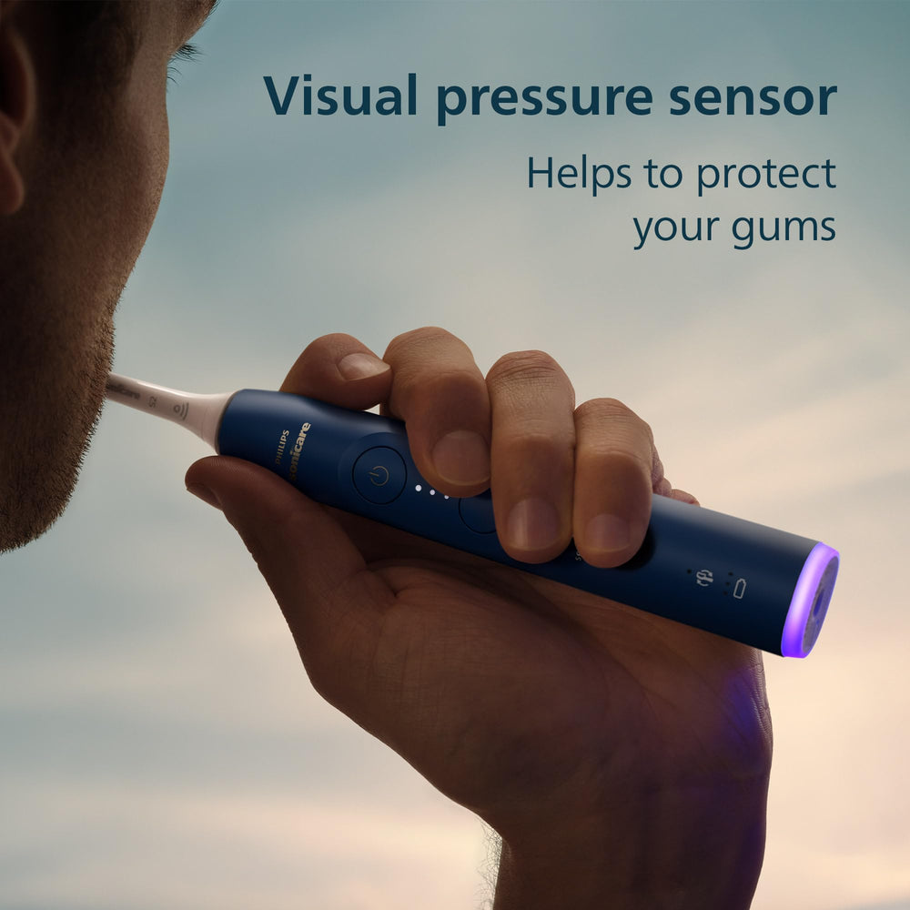 Philips Sonicare 6500 White mode, three intensity levels.