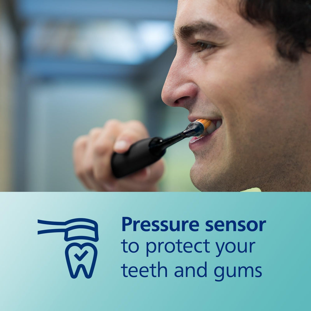Philips Sonicare DiamondClean app sync shows brushing data and goals.