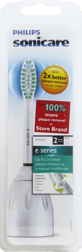 Philips Sonicare e-Series screw-on compatibility with Essence, Elite, Advance, CleanCare, and Xtreme handles.