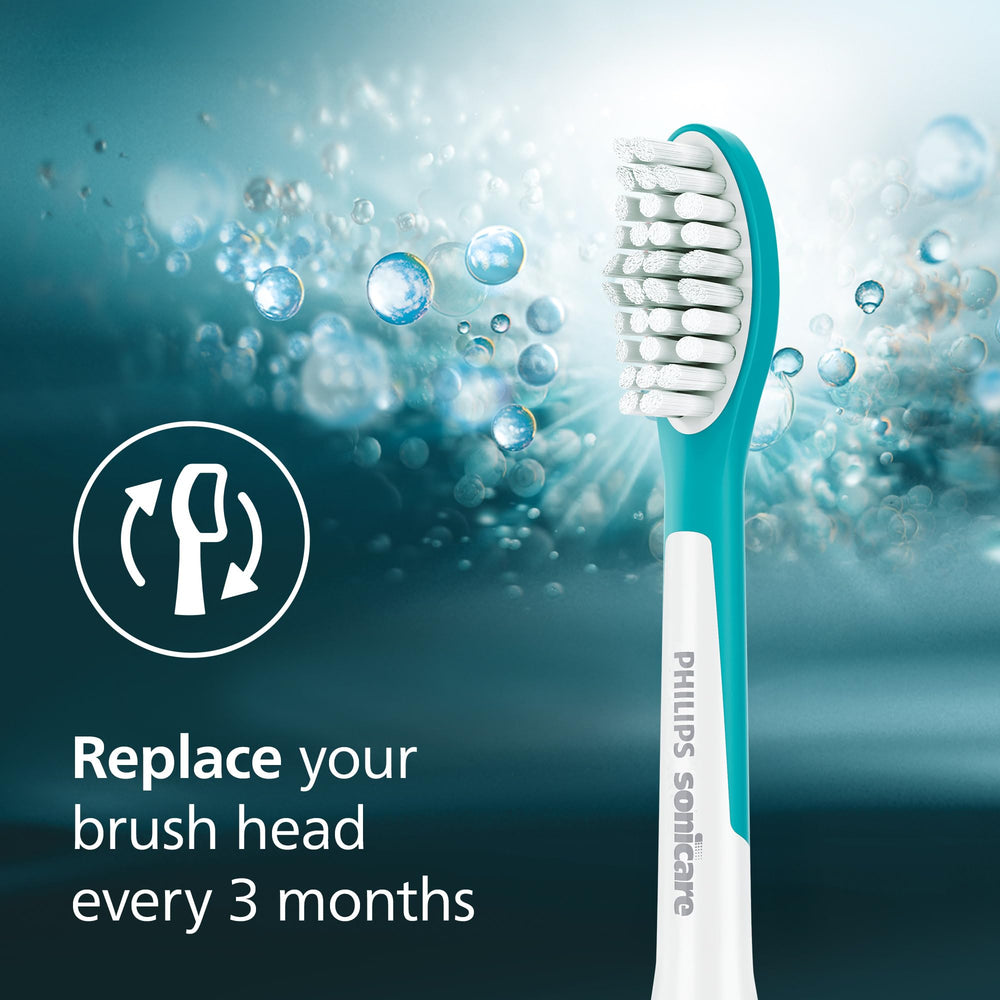 Philips Sonicare for Kids packaging shows recyclable paper-based materials